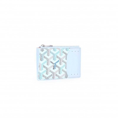 GOYARD BOURBON ZIPPED CARD HOLDER MULTICOLOURED BOURBOPMLTY71CL23P (12.5*8.4*1cm)